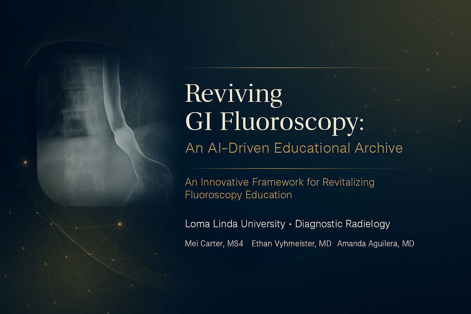 Reviving GI Fluoroscopy
